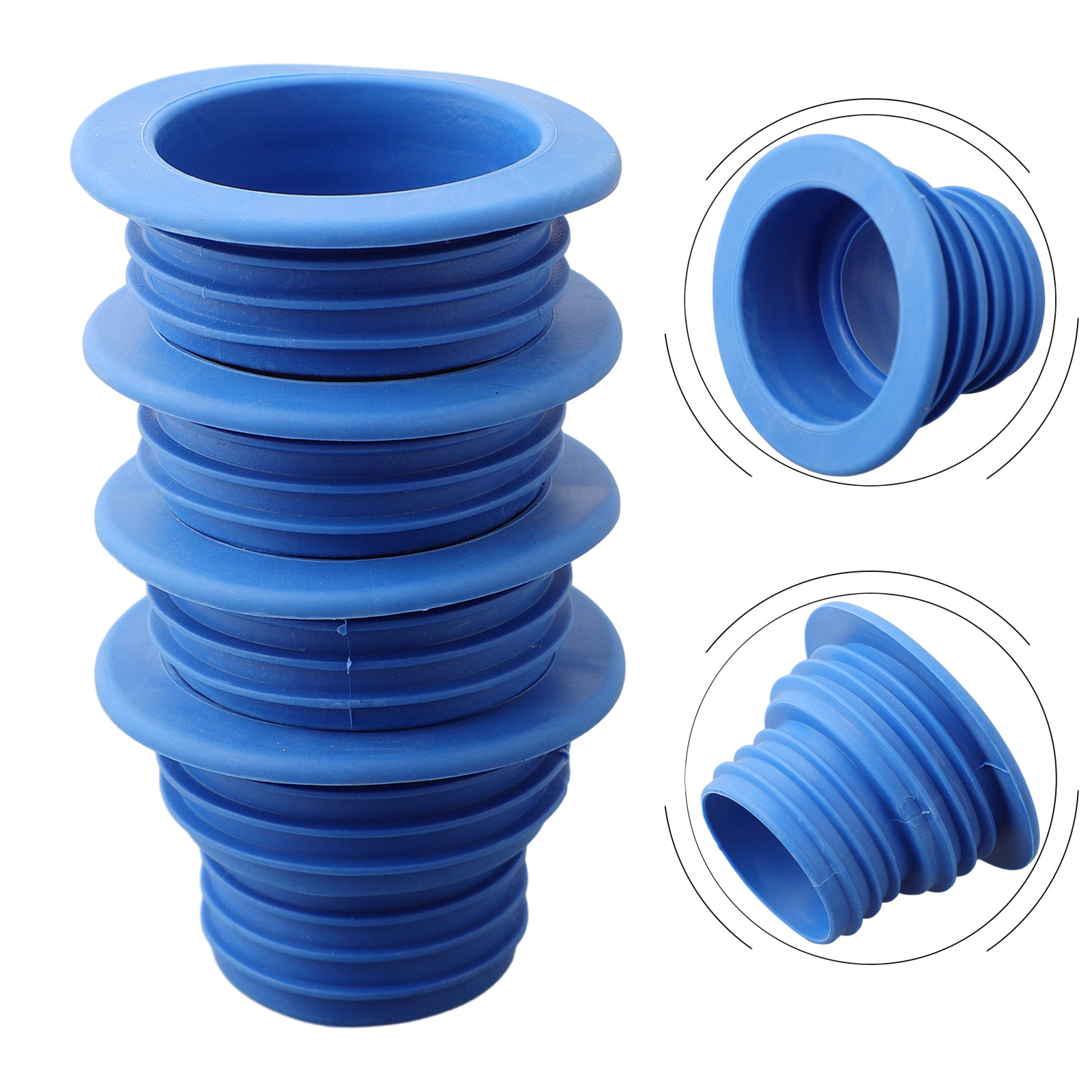 Home Improvement Retail - 4pcs Drain Pipe Hose Silicone Plug