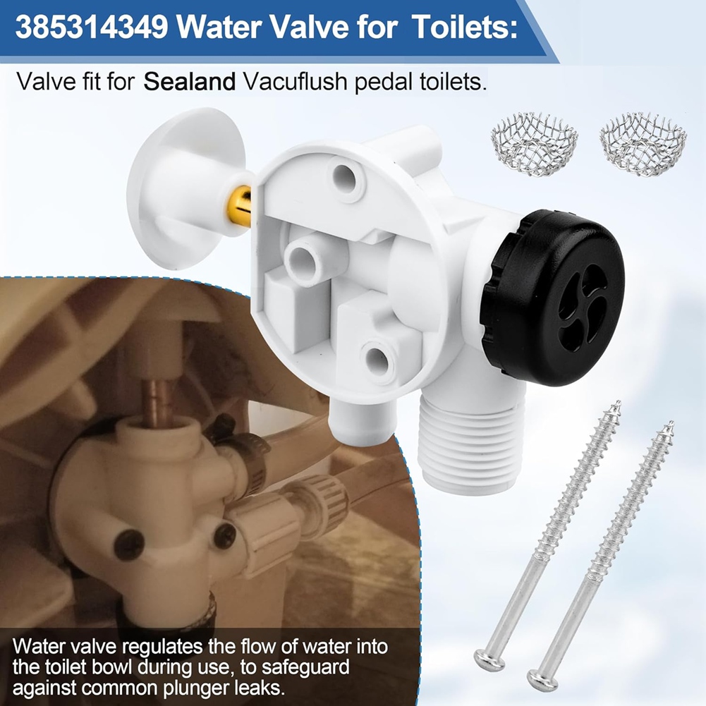 Toilet Flush Valve - AEA7-385314349 RV Water Valve Assembly Repair