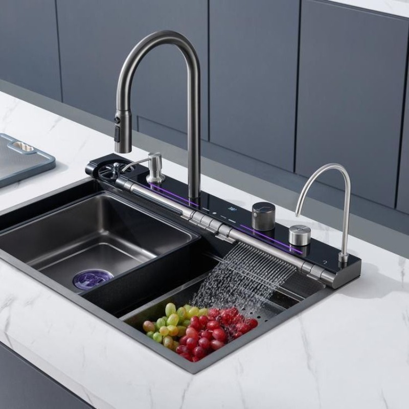 Home Improvement Kitchen Set - Stainless Steel Kitchen Sinks Digital Multi-function