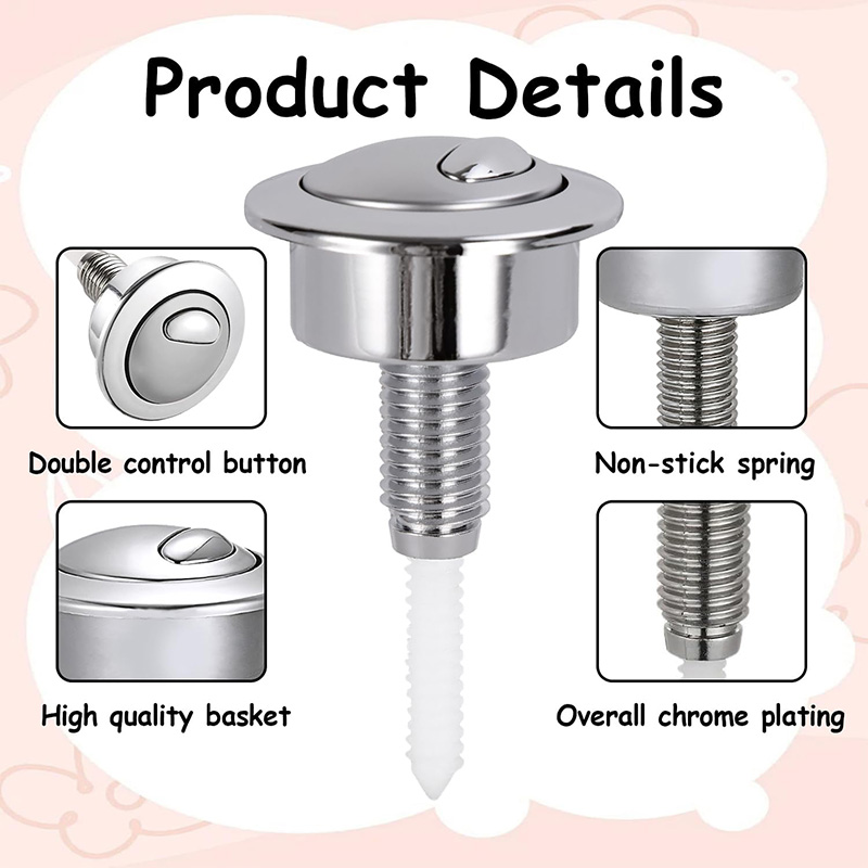 Dual Flush Toilet Button Flush - đánh giá và giá Toilet Flush Valve