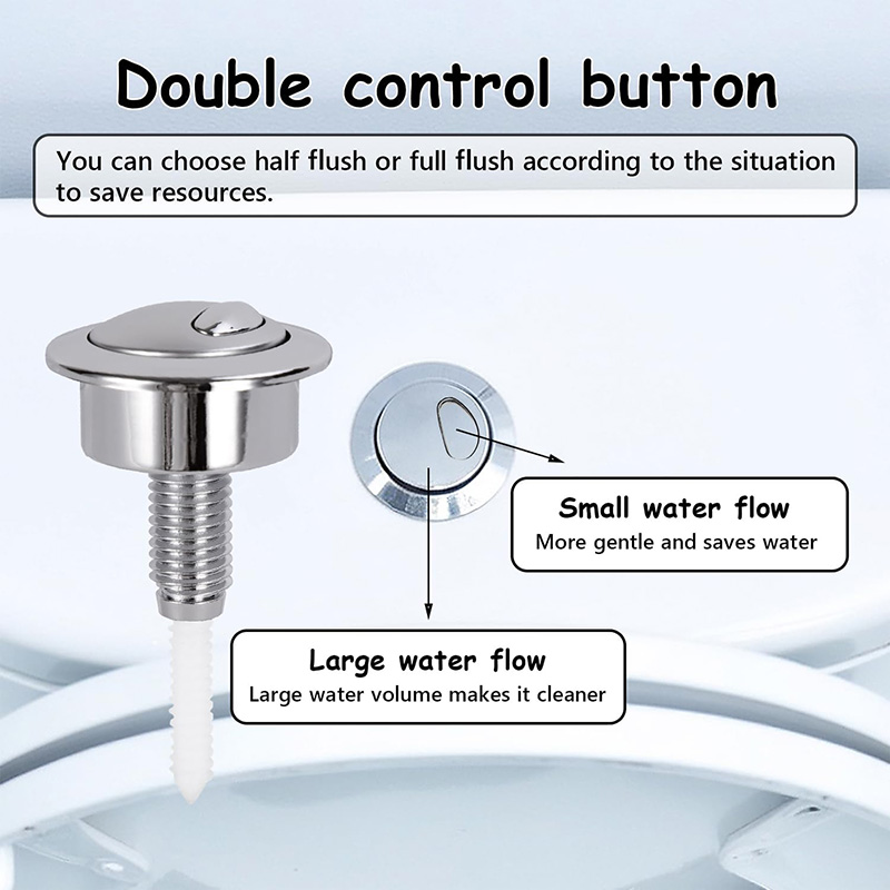 Dual Flush Toilet Button Flush - đánh giá và giá Toilet Flush Valve