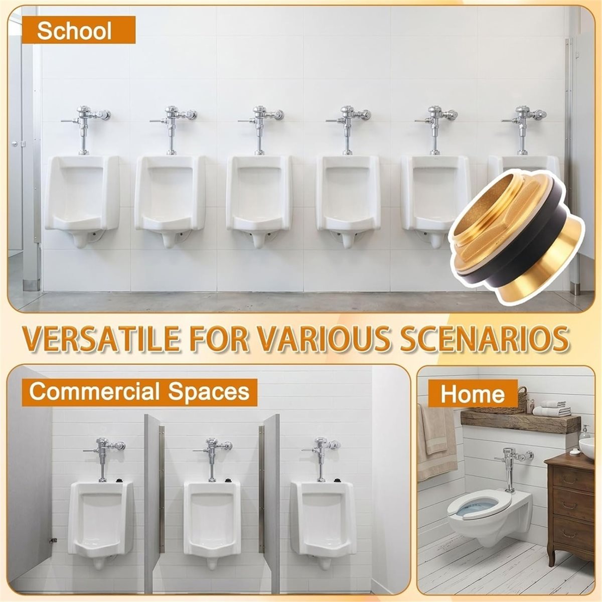 【MUST-HAVE LIST】 Closet Replac - đánh giá và giá Toilet Flush Valve