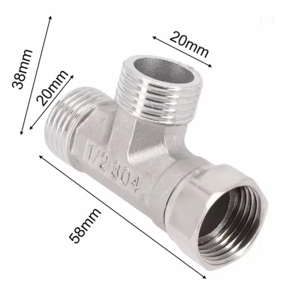 G1/2 Stainless Steel T Adapter - đánh giá và giá Toilet Flush Valve