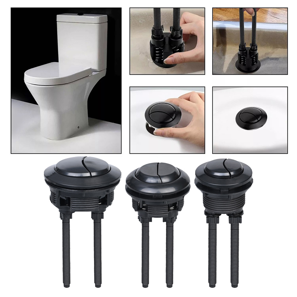 Black Toilet Flush Button 38mm - đánh giá và giá Toilet Flush Valve