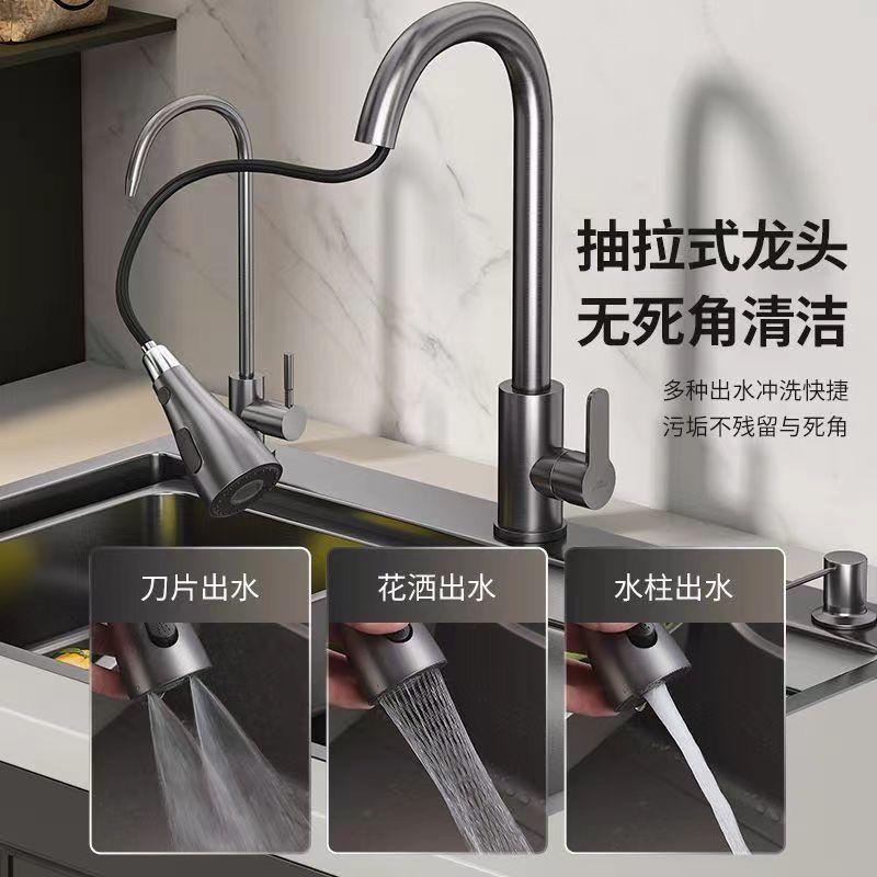 Thickened Kitchen Sinks Stainl - đánh giá và giá Home Improvement Kitchen Set