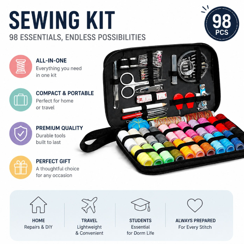 68/98PCS Sewing Accessories To - đánh giá và giá Home Improvement Tools
